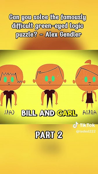 Can you solve the famously difficult green-eyed logic puzzle? - Alex Gendler #fyp