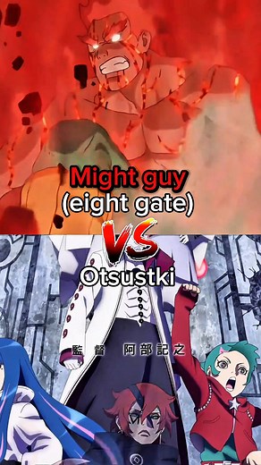 ‏Might guy vs otsustki #naruto #boruto #fyp #animeedit