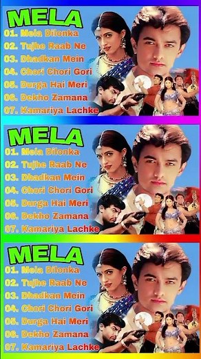 Mela Movie All Songs | Bollywood Hits Songs | Aamir Khan, Twinkle Khanna, Faisal Khan | Hit Songs