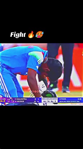 Fight 🔥🥵 #foryou #foryoupage #fyp #match #today #viralvideo #viral #cricket #cricketlover #pakvsindia #indiavspak #pakistanvsindia #india #pak #pak #famous #match #for #new #tiktok #account #pakvsindia #pakvsindia