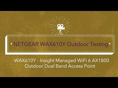 Outdoor Testing: NETGEAR WAX610Y WiFi 6 Access Point