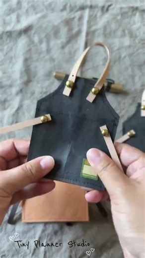 Camel Tan Tiny Apron Pen Holder Pouch, Mini Apron Traveler’s Notebook Accessory, Mini Apron Ornament, Mini Apron Pen Pouch Holder, Apron - Etsy
