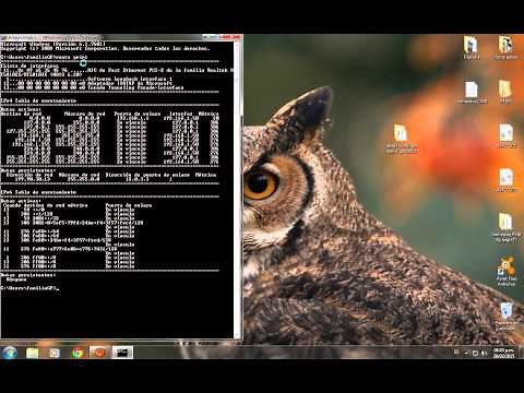 comando route print windows