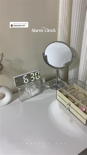 Stylish LED Alarm Clock for Aesthetic Waking