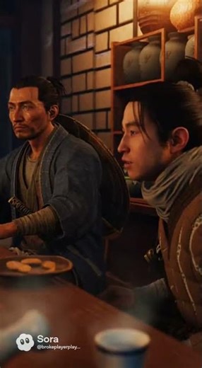 ghost of tsushima style video game bar for non main characters