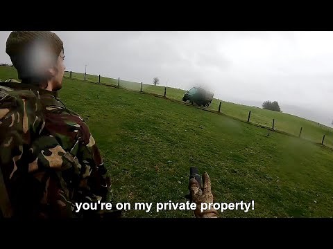 Geowizard narrowly escapes wrath of furious Welsh farmer