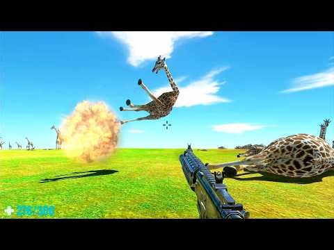 Can I Survive from Giraffe ? 😱 | ARBS Simulator Battle 10 minotaur vs 10 dinosaur battle fight