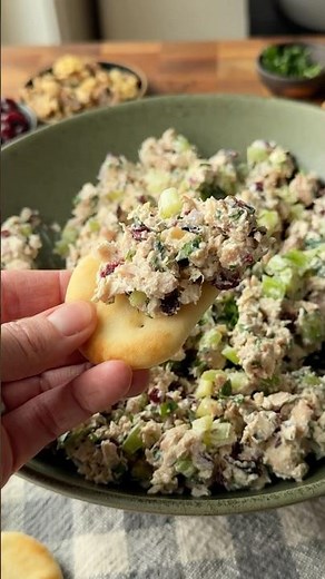 Cranberry Walnut Chicken Salad