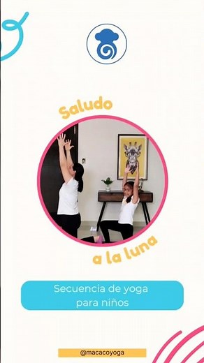 Yoga para niños - Saludo a la luna