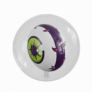 [Hot Item] Inflatable Beach Balls Promotion Wholesales Custom Inflatable Eyes Design PVC Beach Ball