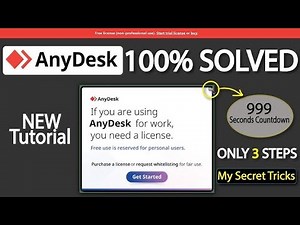 AnyDesk License Problem !!! How to Fix AnyDesk Not Working Without License