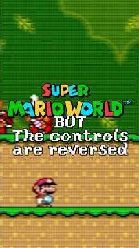 Super Mario World with Reversed Controls | Star Road #mario #challenge #speedrun