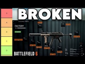 The BEST SMG TIER LIST in Battlefield 6!