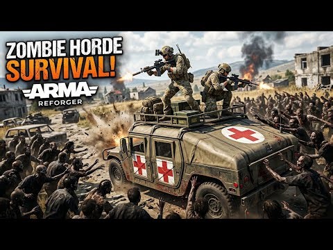 Soldiers vs Endless Zombie Hordes Arma Reforger
