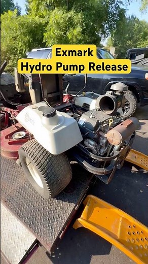How to put your Exmark into neutral! #hydro #exmark #pump #hydraulic #zeroturn #mower #repair #flip