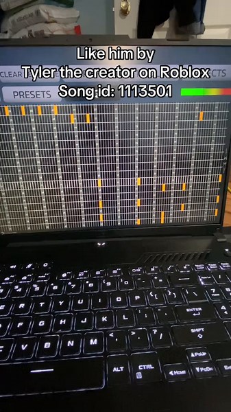 Game name: Roblox beat merger #likehim #tylerthecreator #roblox #fyp #viralvideo