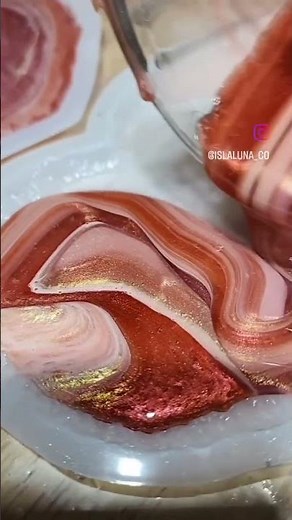 Watch the Magic of Dirty Pour Resin Coasters Using Table Top Epoxy Resin