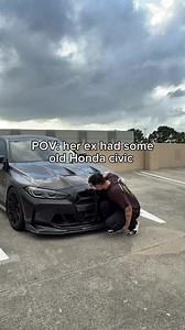 Honda Civic with Laptop in Car — What It Means
