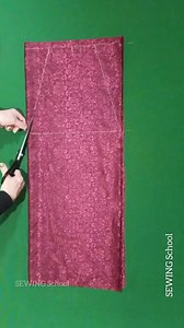 Very easy piece skirt cutting and sewing that fits all sizes #skirt #howtosew #fashion #design #sewingtips | Sewing School