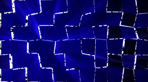 Download blue color square shape background with glowing light rays background for free