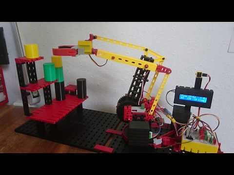fischertechnik teach-in robot / StepFish demonstration