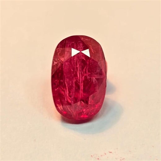 Spinal Mahenge Blood Red Color 4.87 Ct Cushion Cut Natural 100% Red Spinal No Heat - No Treatment Earth Mined Origin Tanzania. - Etsy