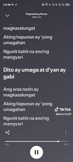 Magkabilang Mundo Lyrics by Carl Keith | Jireh Lim