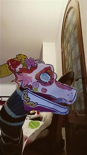 my 2d dragon puppet!#dragonpuppets