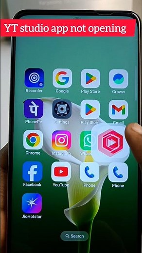 YT studio app not opening problem fix