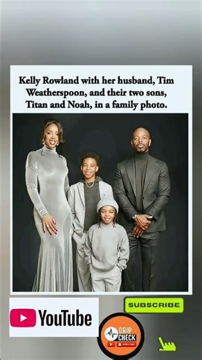 👑✨ Kelly Rowland, Tim Weatherspoon, and their sons Titan & Noah — serving grace, unity.#Shorts"