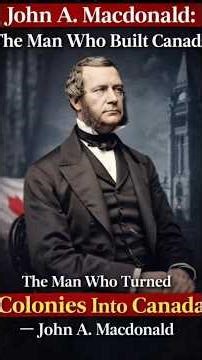 How John A. Macdonald Created Modern Canada