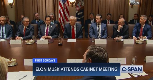 President Trump Holds First Cabinet Meeting of Second Administration