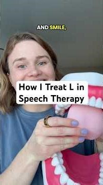 How I Treat L Errors in Speech Therapy