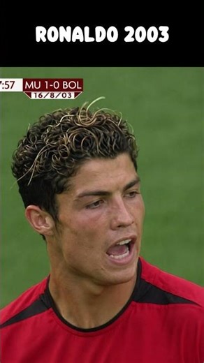 Ronaldo 2003 Manchester United #football #cr7