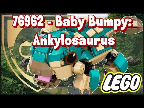 Lego set 76962 - Baby Bumpy: Ankylosaurus *** COMPLETE TIME-LAPSE BUILD, UNBOXING & REVIEW ***