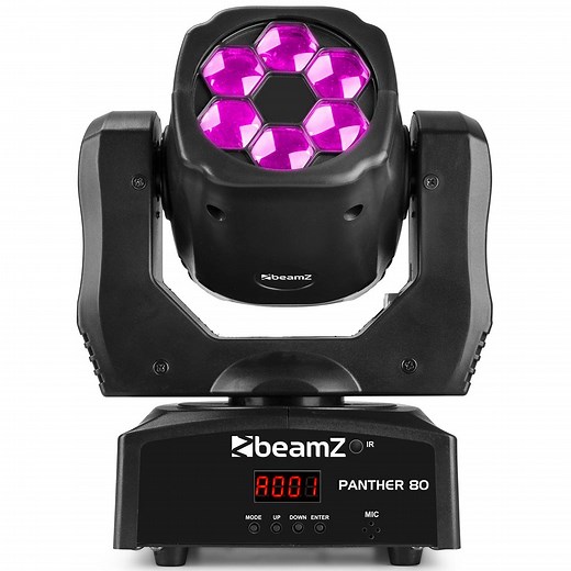 BeamZ Panther 80 LED Moving Head with Rotating Lenses