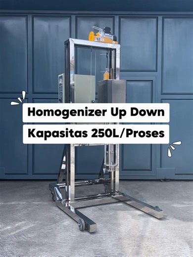 Kalau produk liquid atau pasta kamu sering nggak stabil, masalahnya biasanya ada di proses pencampuran. Homogenizer Mixing Scraper Up & Down bantu mengaduk lebih merata, mencegah bahan nempel di dinding, dan menjaga tekstur tetap halus dari awal sampai akhir. Cocok untuk saus, sambal, krim, hingga produk emulsi yang butuh hasil konsisten. 🔄 Konsultasikan langsung mesin impianmu ke nomor dibawah ini: 📞 : 081333202221 / 081252444967 Atau datang langsung ke WORKSHOP kami ke alamat 📍: Jl Abd Maji