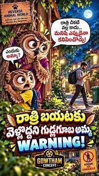 మనుషులంటే జంతువులకే భయం! 😂🐶 AI Reverse World