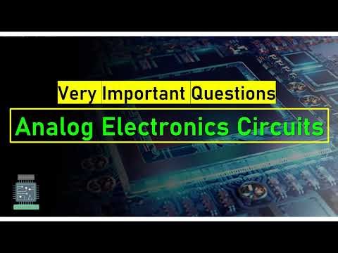 AEC Important Questions | Analog Electronics Circuits 21EC34