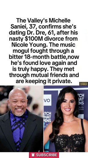 Dr Dre Finds Love Again ❤️#shorts #MichelleSaniei #DrDre #relationship #marriage #dating #couple