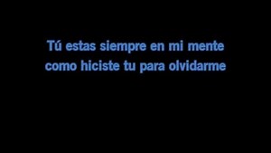 Karaoke Siempre en mi mente - Álex Ubago - CDG, MP4, KFN - Karaoke Version