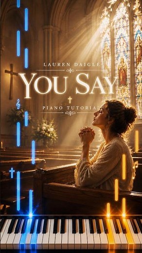 Play You Say Lauren Daigle on Piano! (Beginner)