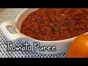 Masala Tomato Puree-Tomato pasta sauce- How To Make Tomato puree at home