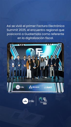 El pasado 3 de octubre, vivimos una experiencia inolvidable en el Factura Electrónica Summit, un evento que reunió a líderes, certificadores y expertos de toda América Latina y el Caribe para conversar sobre la evolución, los retos y las oportunidades de la transformación fiscal y digital. 💡✨ Para Infile, fue un honor ser uno de los organizadores de este primer gran encuentro regional, que marcó un antes y un después en la historia de la facturación electrónica. 🚀 Cada charla, panel y conversa