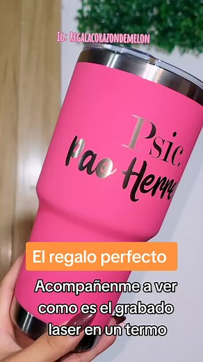 Grabado láser en termos: El regalo perfecto