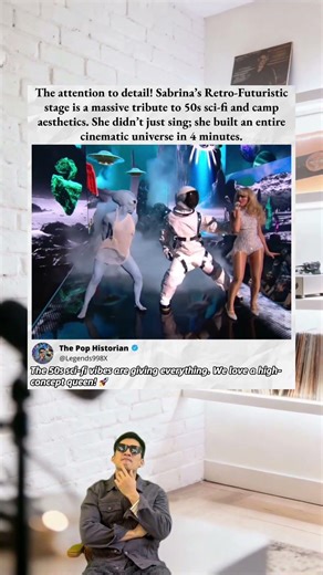 Did you catch these HIDDEN details? 🚀#SabrinaCarpenter #VMA2024 #RetroFuturism #MusicAnalysis