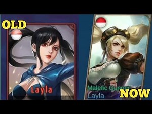 Old Layla Vs Layla now | MOBILE LEGEND