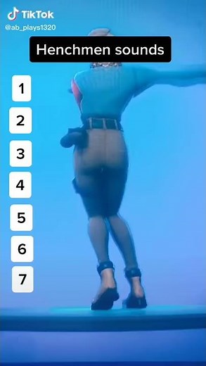 Henchman sounds in Fortnite