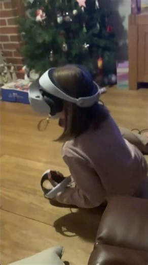 POV First time using a VR headset