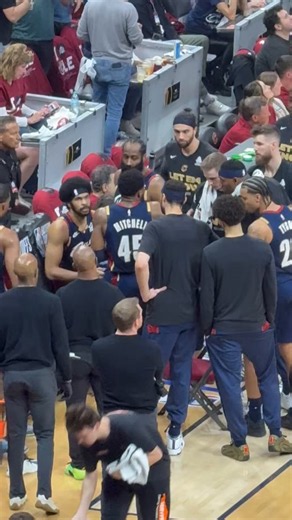 Where was this during game 1. The Leadership on this team blows